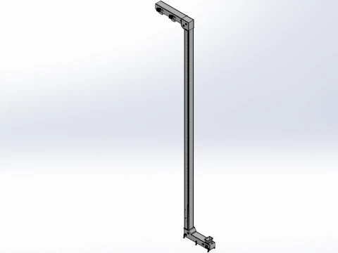 ELEVATOR Z BUCKET CHAIN CONVEYOR LIFT VERTICAL 3D Model