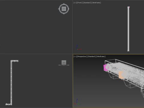ELEVATOR Z BUCKET CHAIN CONVEYOR LIFT VERTICAL 3D Model