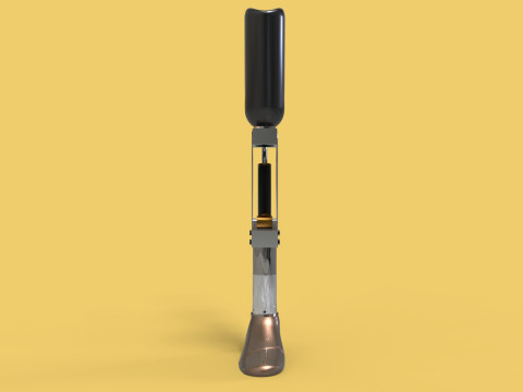 ARTIFICIAL PNEUMATIC PROSTHETIC LEG Model 3D