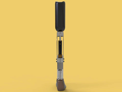 ARTIFICIAL PNEUMATIC PROSTHETIC LEG 3D Model
