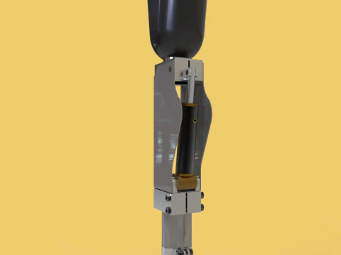 ARTIFICIAL PNEUMATIC PROSTHETIC LEG 3D Model