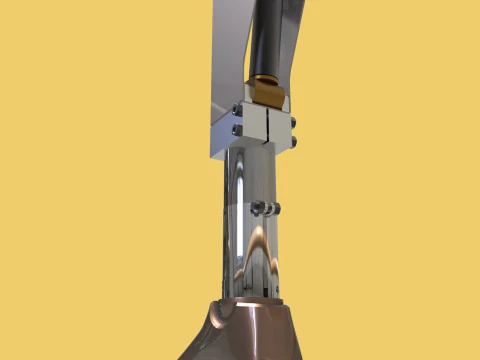ARTIFICIAL PNEUMATIC PROSTHETIC LEG 3D Model