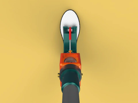 POWERED ANKLE-KNEE PROSTHESIS ROBOTIC MECHANICAL LEG PROSTHETIC 3D Model