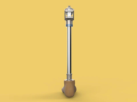 ARTICULACI&Oacute;N MEC&Aacute;NICA DE CUATRO BARRAS DE PIERNA PROT&Eacute;SICA ARTIFICIAL M&Eacute;DICA Modelo 3D