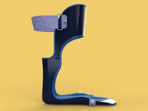 AFO ANKLE FOOT ORTHOSIS GRAFO GROUND REACTION Model 3D