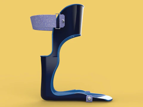 AFO ANKLE FOOT ORTHOSIS GRAFO GROUND REACTION 3D Model