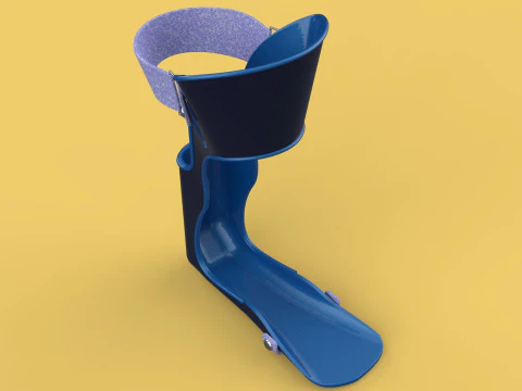 AFO ANKLE FOOT ORTHOSIS GRAFO GROUND REACTION 3D Model