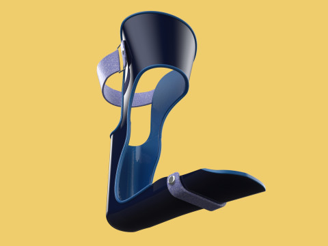 AFO ANKLE FOOT ORTHOSIS GRAFO GROUND REACTION Model 3D