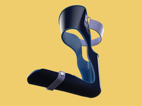 AFO ANKLE FOOT ORTHOSIS GRAFO GROUND REACTION Model 3D