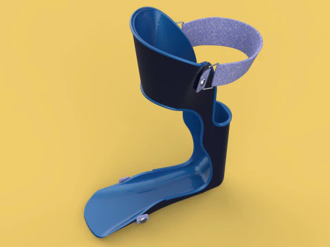 AFO ANKLE FOOT ORTHOSIS GRAFO GROUND REACTION 3D Model
