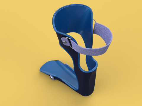 AFO ANKLE FOOT ORTHOSIS GRAFO GROUND REACTION Model 3D