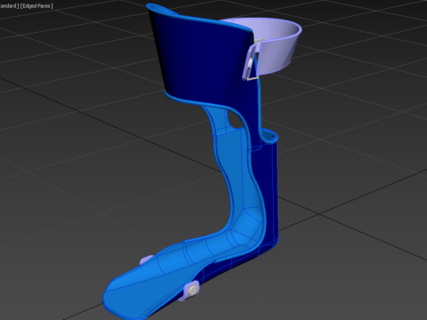 AFO ANKLE FOOT ORTHOSIS GRAFO GROUND REACTION Model 3D