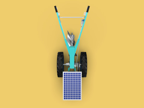 ELECTRIC WALKING HAND TRACTOR AGRICULTURE FARM 3Dモデル