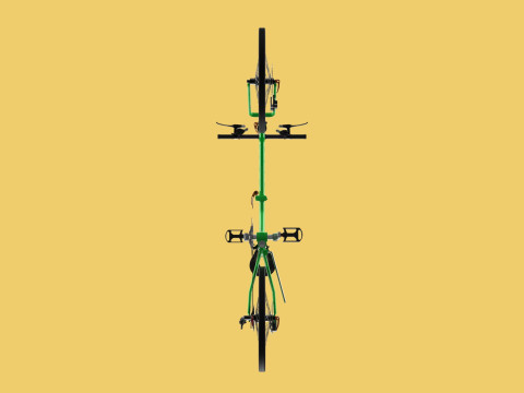 FOLDING BIKE PORTABLE COMPACT FLIP BICYCLE Modelo 3D