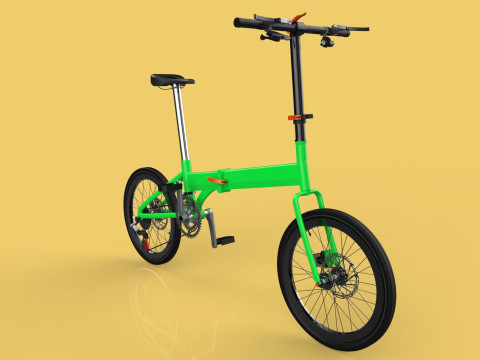 FOLDING BIKE PORTABLE COMPACT FLIP BICYCLE Modelo 3D