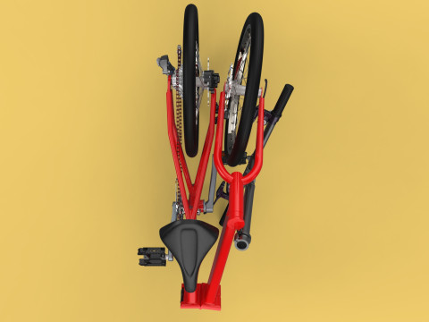 FOLD BICYCLE FOLDING BIKE PORTABLE COMPACT FLIP 3D Model