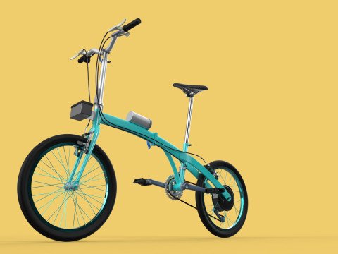 ELECTRIC FOLDING BIKE PORTABLE COMPACT FLIP BICYCLE EV 3Dモデル