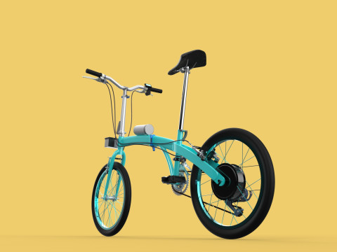 ELECTRIC FOLDING BIKE PORTABLE COMPACT FLIP BICYCLE EV 3Dモデル