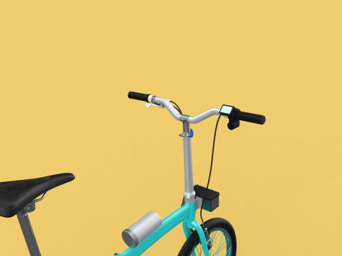 ELECTRIC FOLDING BIKE PORTABLE COMPACT FLIP BICYCLE EV 3Dモデル