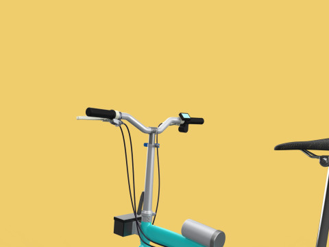 ELECTRIC FOLDING BIKE PORTABLE COMPACT FLIP BICYCLE EV 3Dモデル