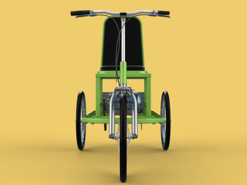 ELECTRIC TRIKE TRICYCLE 3 WHEEL BIKE BICYCLE FOR DISABILITY EV Modelo 3D
