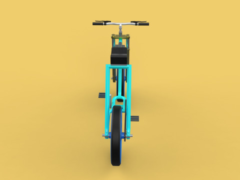 FAT BIKE EBIKE ELECTRIC BICYCLE RETRO 3D Model
