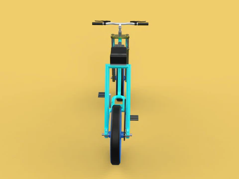 FAT BIKE EBIKE ELECTRIC BICYCLE RETRO 3D Model