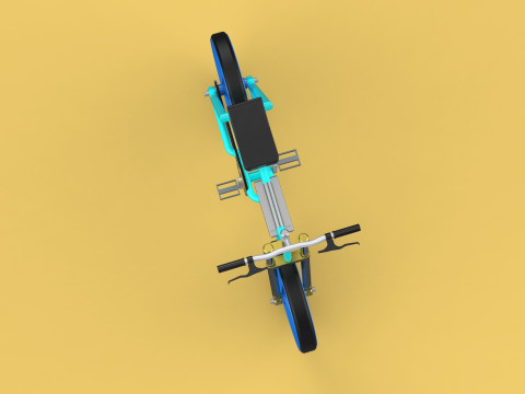 FAT BIKE EBIKE ELECTRIC BICYCLE RETRO 3D Model