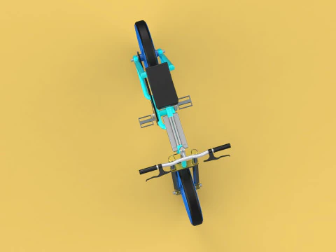 FAT BIKE EBIKE ELECTRIC BICYCLE RETRO 3D Model