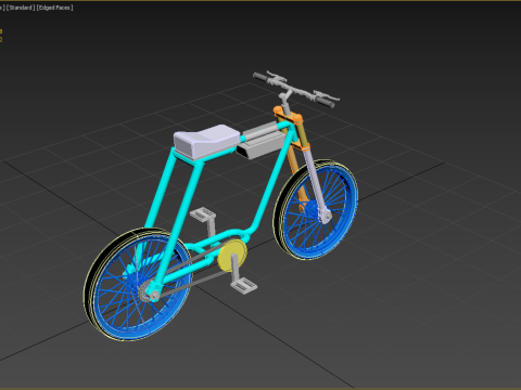 FAT BIKE EBIKE ELECTRIC BICYCLE RETRO 3D Model