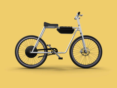LEGAL ECOBIKE EBIKE BICICLETA EL&Eacute;TRICA &Uacute;NICO EV Modelo 3D