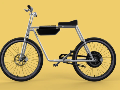 COOL ECOBIKE EBIKE ELECTRIC BICYCLE UNIQUE EV 3D Model