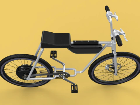 COOL ECOBIKE EBIKE ELECTRIC BICYCLE UNIQUE EV 3D Model