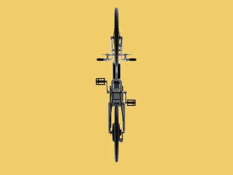 COOL ECOBIKE EBIKE ELECTRIC BICYCLE UNIQUE EV 3D Model