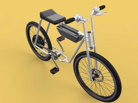 COOL ECOBIKE EBIKE ELECTRIC BICYCLE UNIQUE EV 3D Model