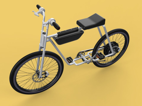 COOL ECOBIKE EBIKE ELECTRIC BICYCLE UNIQUE EV 3D Модель