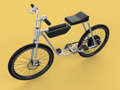 COOL ECOBIKE EBIKE ELECTRIC BICYCLE UNIQUE EV 3D Model