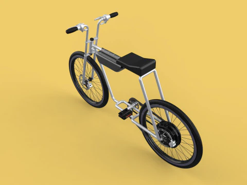 COOL ECOBIKE EBIKE ELECTRIC BICYCLE UNIQUE EV 3D Model