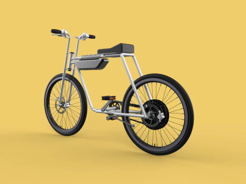 COOL ECOBIKE EBIKE ELECTRIC BICYCLE UNIQUE EV 3D Model