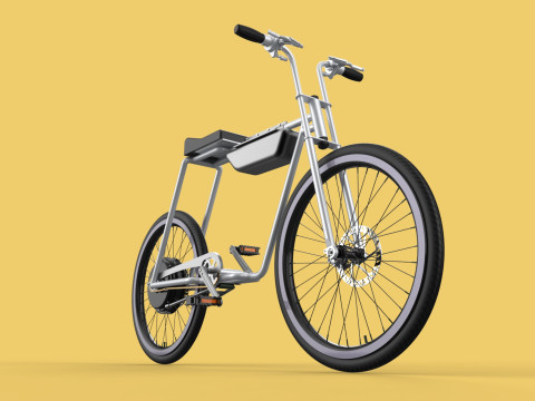 COOL ECOBIKE EBIKE ELECTRIC BICYCLE UNIQUE EV 3D Модель