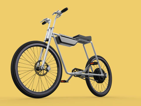 COOL ECOBIKE EBIKE ELECTRIC BICYCLE UNIQUE EV 3D Model