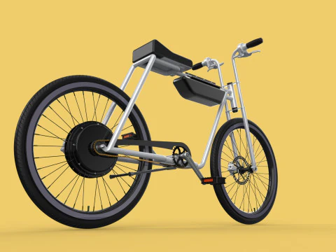 COOL ECOBIKE EBIKE ELECTRIC BICYCLE UNIQUE EV 3D Model
