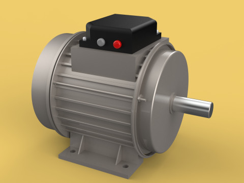 STANDART ELECTRIC MOTOR IEC 3D Model