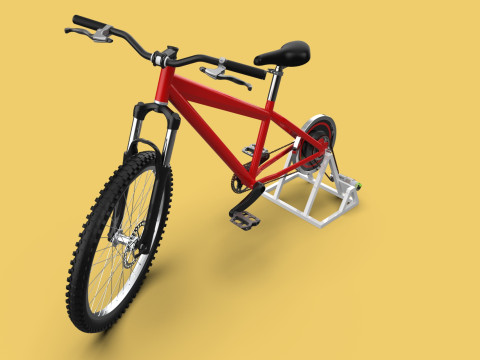 STATIONARY EXERCISE BIKE STAND BICYCLE GENERATOR PEDAL CHARGER Model 3D