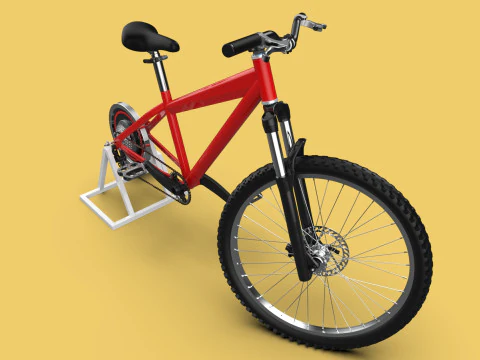 СТАЦИОНАРНЫЙ ВЕЛОСИПЕД ПОДСТАВКА ВЕЛОСИПЕД ГЕНЕРАТОР ПЕДАЛЬ ЗАРЯДНОЕ УСТРОЙСТВО 3D Модель