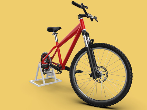 STATIONARY EXERCISE BIKE STAND BICYCLE GENERATOR PEDAL CHARGER Model 3D