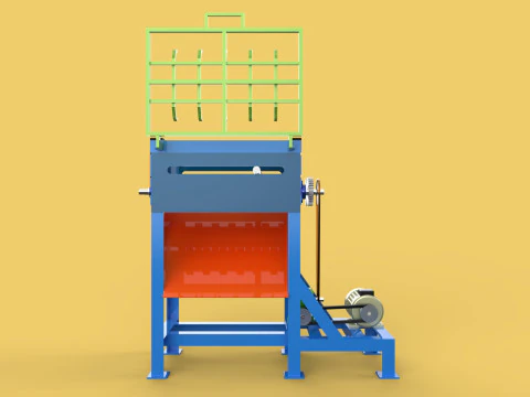 COCONUT DEHUSKING PEELING MACHINE PEELER TOOL REMOVAL SKIN PALM 3D Model