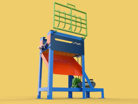 COCONUT DEHUSKING PEELING MACHINE PEELER TOOL REMOVAL SKIN PALM 3D Model