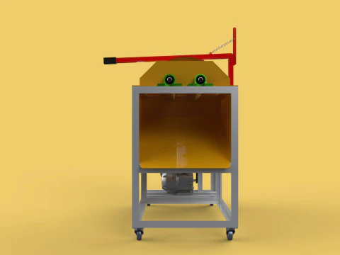 COCONUT DEHUSKER PEELING MACHINE PEELER TOOL REMOVAL SKIN FRUIT 3D Model