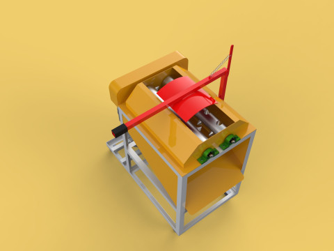 COCONUT DEHUSKER PEELING MACHINE PEELER TOOL REMOVAL SKIN FRUIT Model 3D